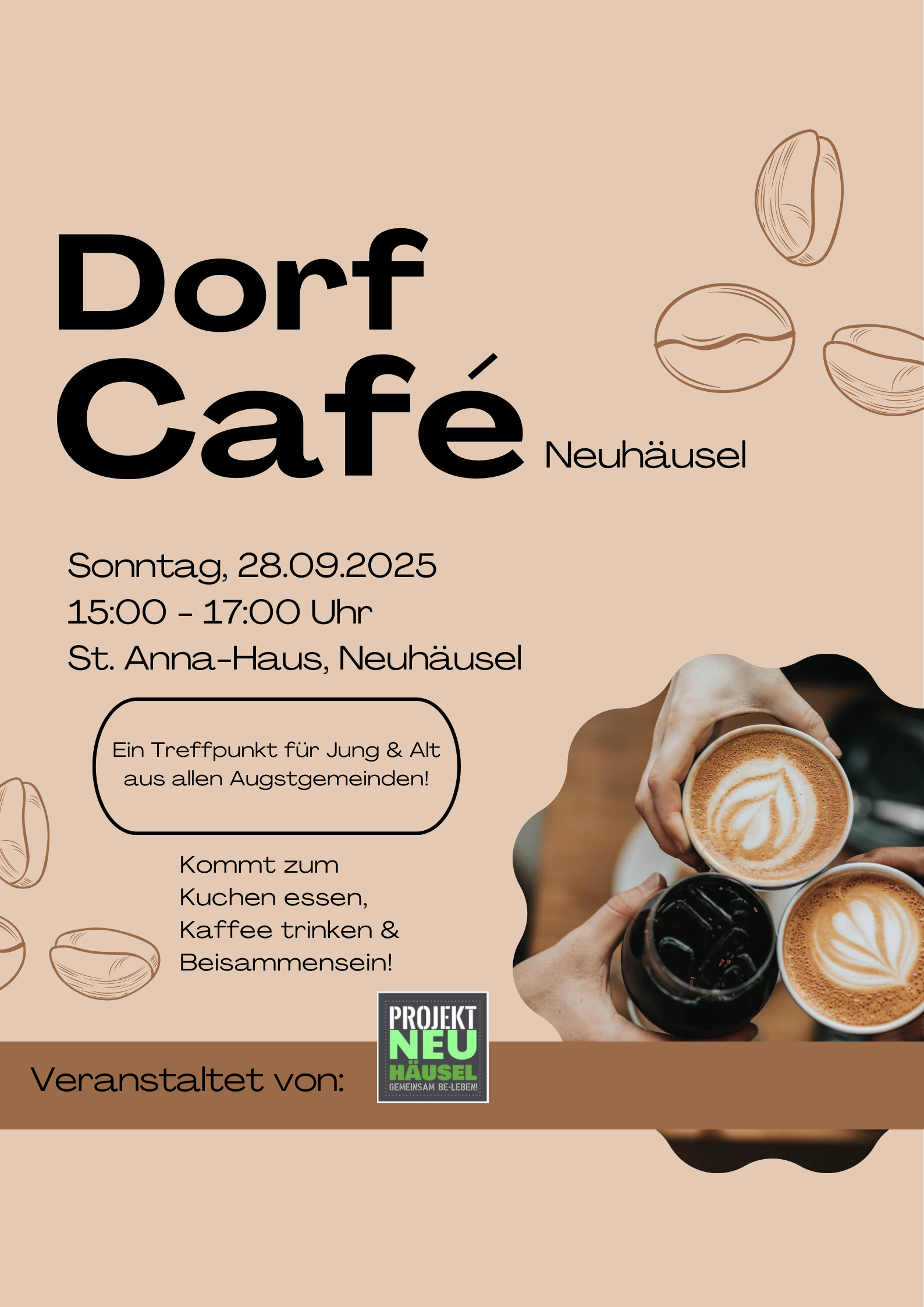 Plakat Dorfcafe September 2025