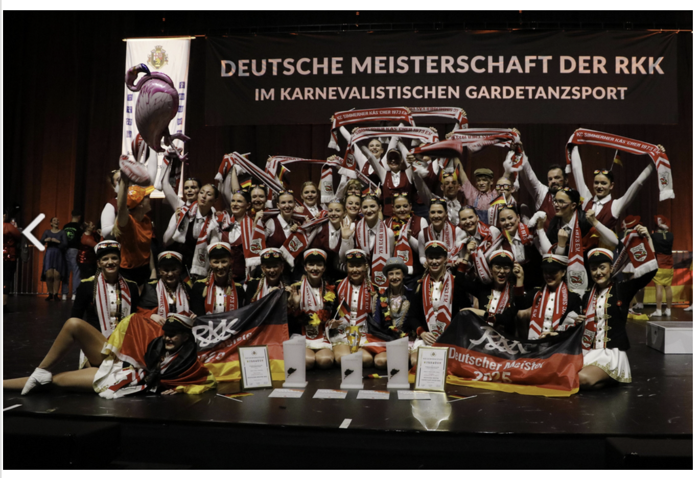Triumphale Erfolge für Simmerns Tanzgarde