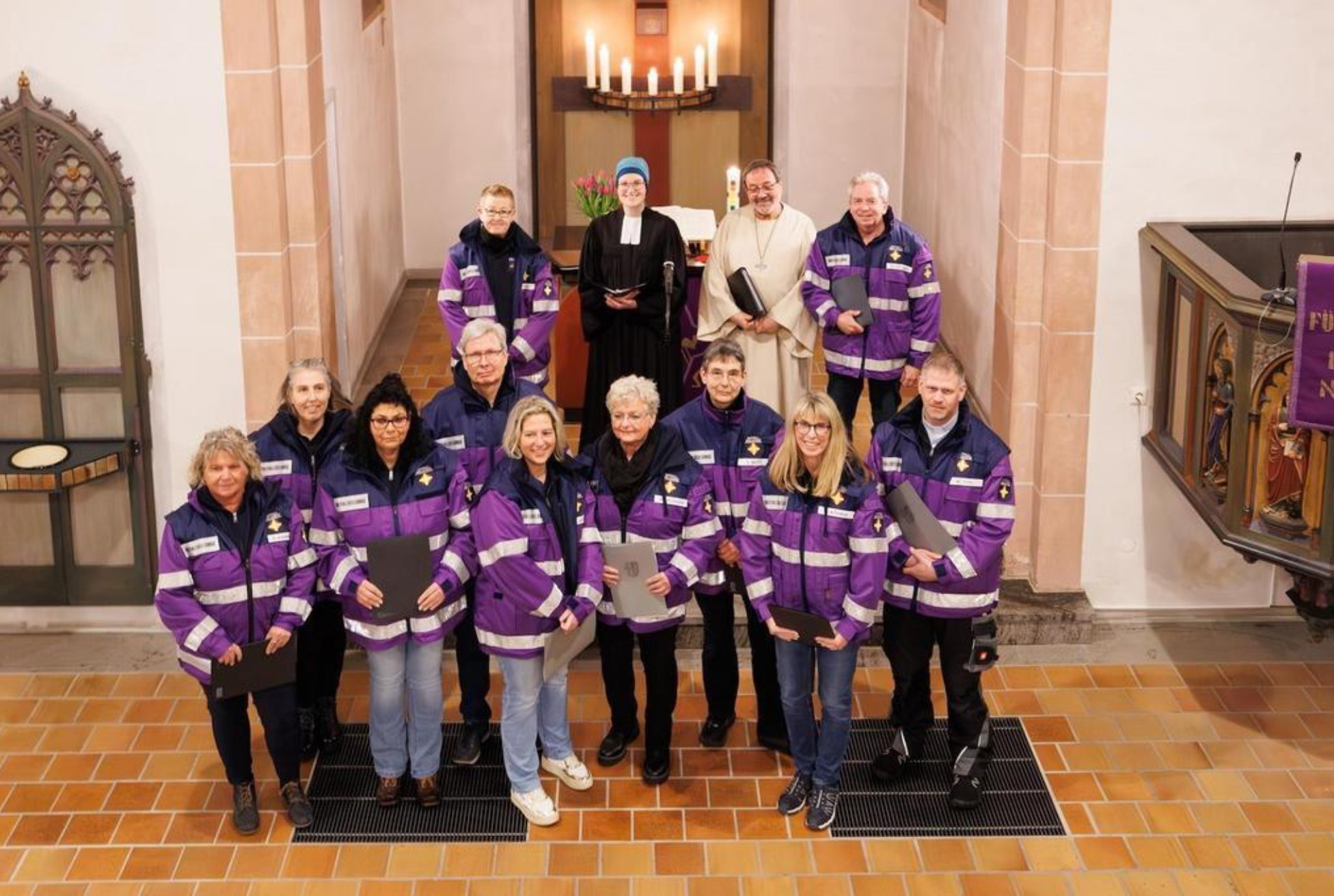 Notfallseelsorge: Neun neue Helfer eingeführt