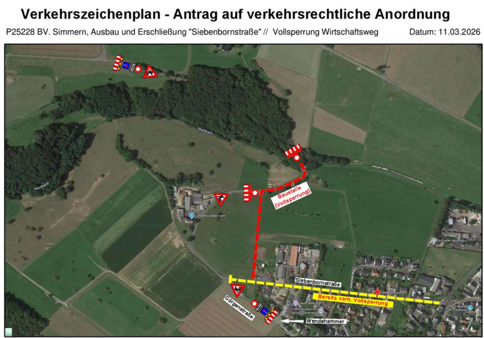 5. Baustellenupdate – Baumaßnahme „Siebenbornstraße“ Simmern
