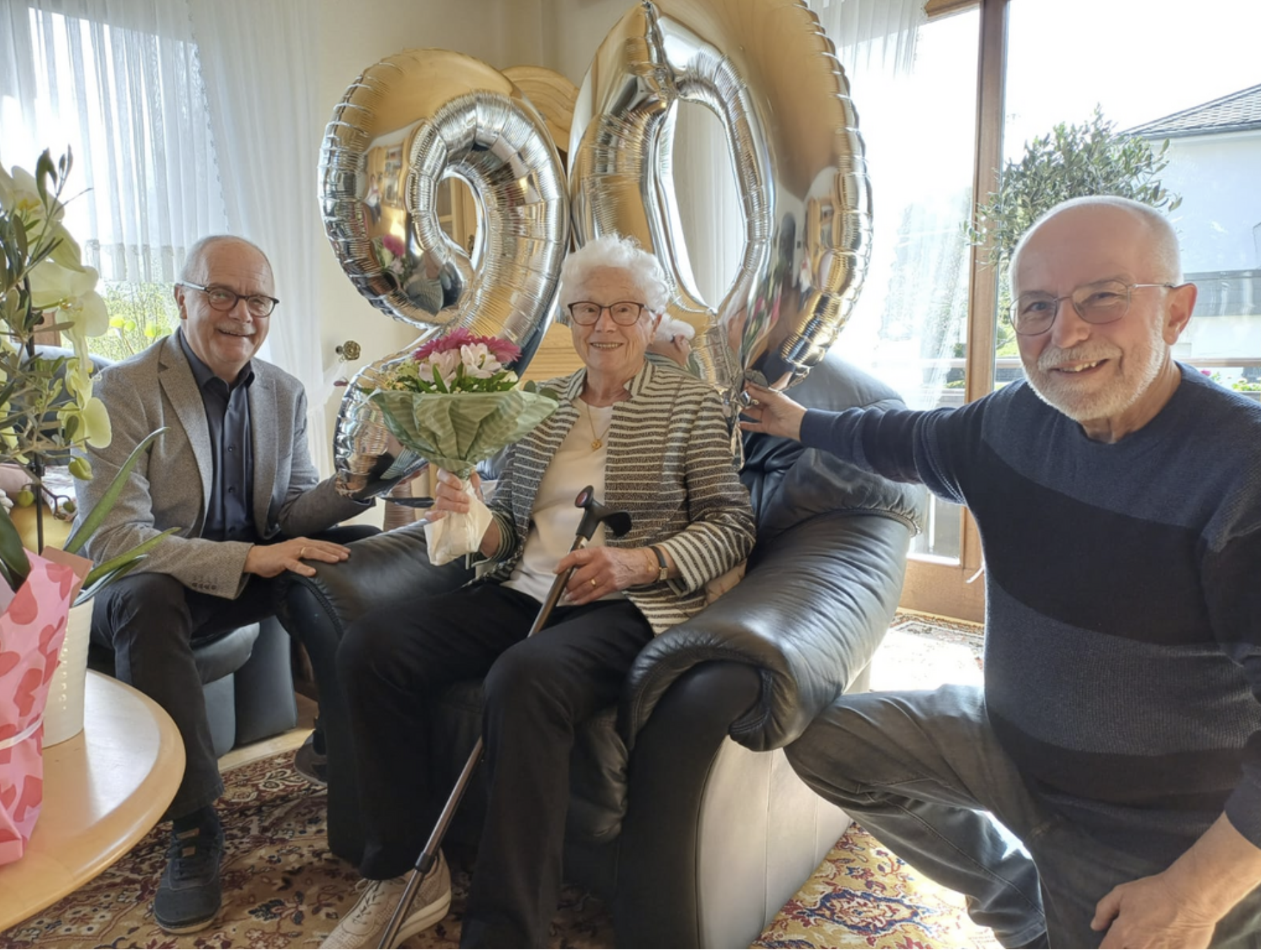 Herzliche Glückwünsche zum 90. Geburtstag von Frau Anneliese Patermann